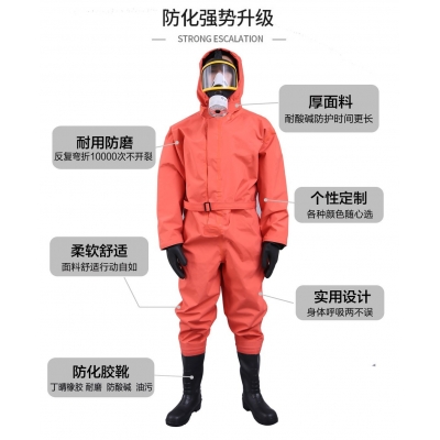 輕型半封閉式防化服